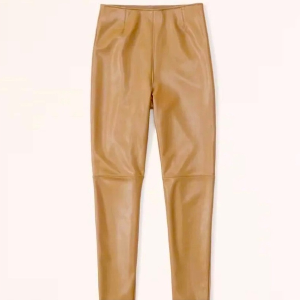 Abercrombie Curve Love Vegan Leather Skinny Legging